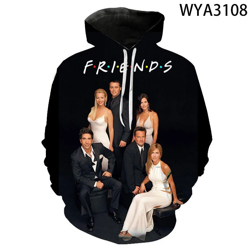 

Friends Tv Show New Hoodies Fashion Men Women Children 3D Printed Streetwear Pullover Long Sleeve Boy Girl Kids Sweatshirts Coat