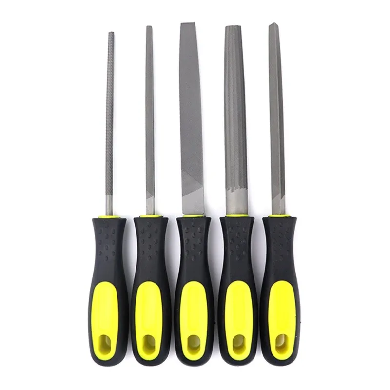 1pcs Steel Files Metal Craft Carving Medium-Toothed Woodworking File Flat Triangle Round Square Half-Round Wood Rasp