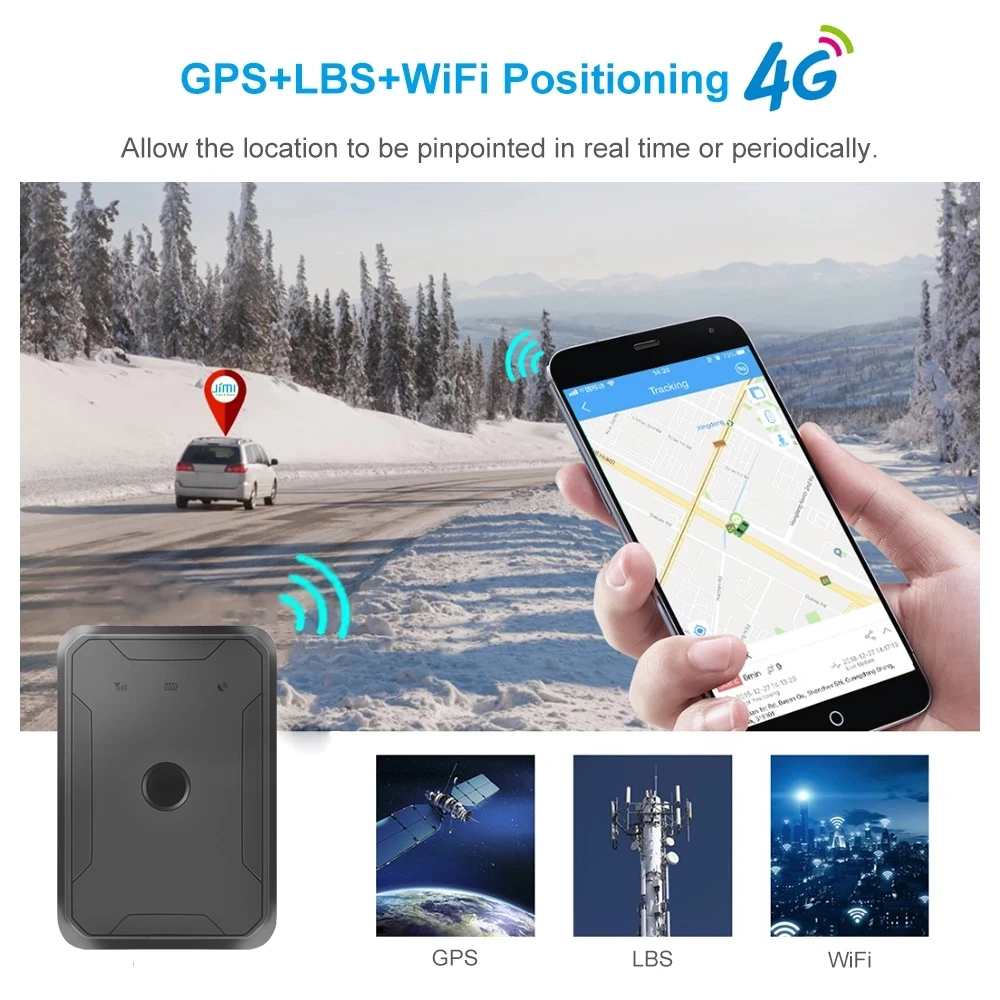 IMI 4G умный трекер, запись голоса, телефон с водонепроницаемостью IP67,  беспроводной GPS-локатор Cat1, Аккумулятор 6000 мАч, обновленный AT1 |  AliExpress