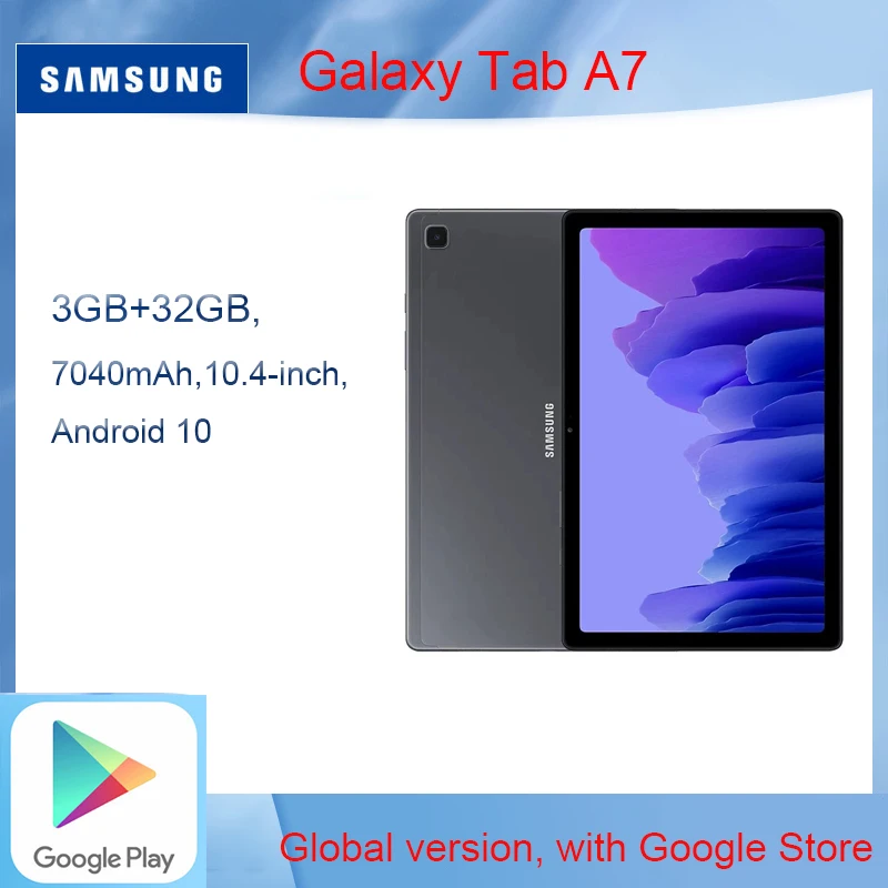 Samsung Tablet A7 7040mAh GALAXY T500 Tablet PC Android 10.4-inch Full Screen Business Learning Office Ultra HD 3GB+32GB