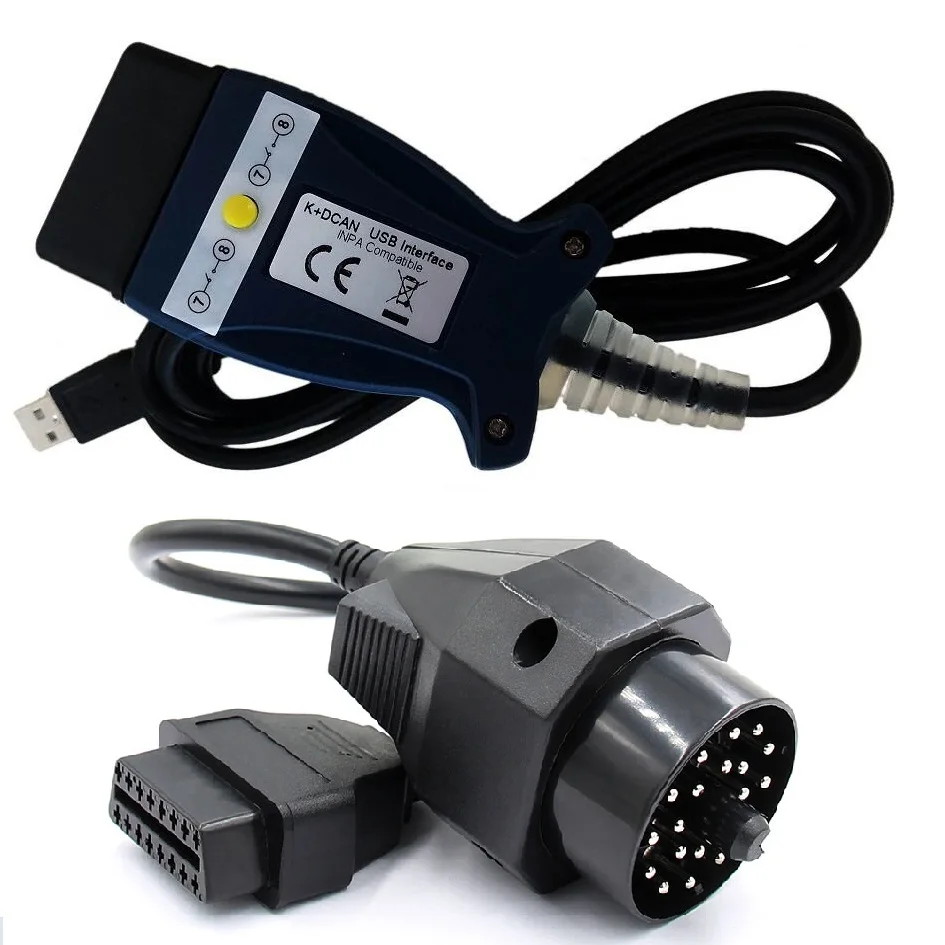 10 шт./лот INPA K + DCAN FTDI FT232RL для BMW DIS SSS NCS Диагностический кабель автомобилей серии