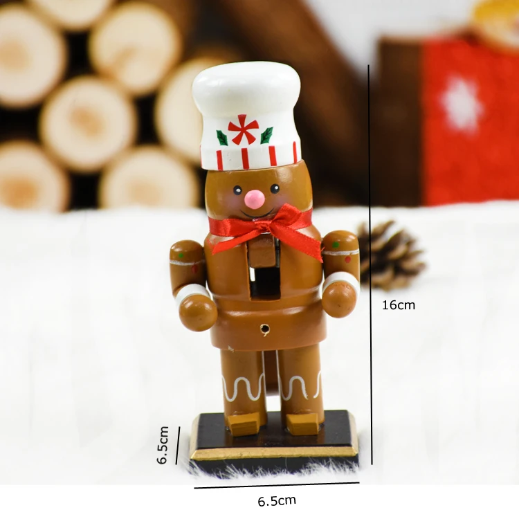233 brown Украшения для рождественской елки, подвесные деревянные фигурки, украшения в виде капель, рождественские принадлежности для детей, рождественский подарок, Natale Decorazioni - Цвет: 233 brown