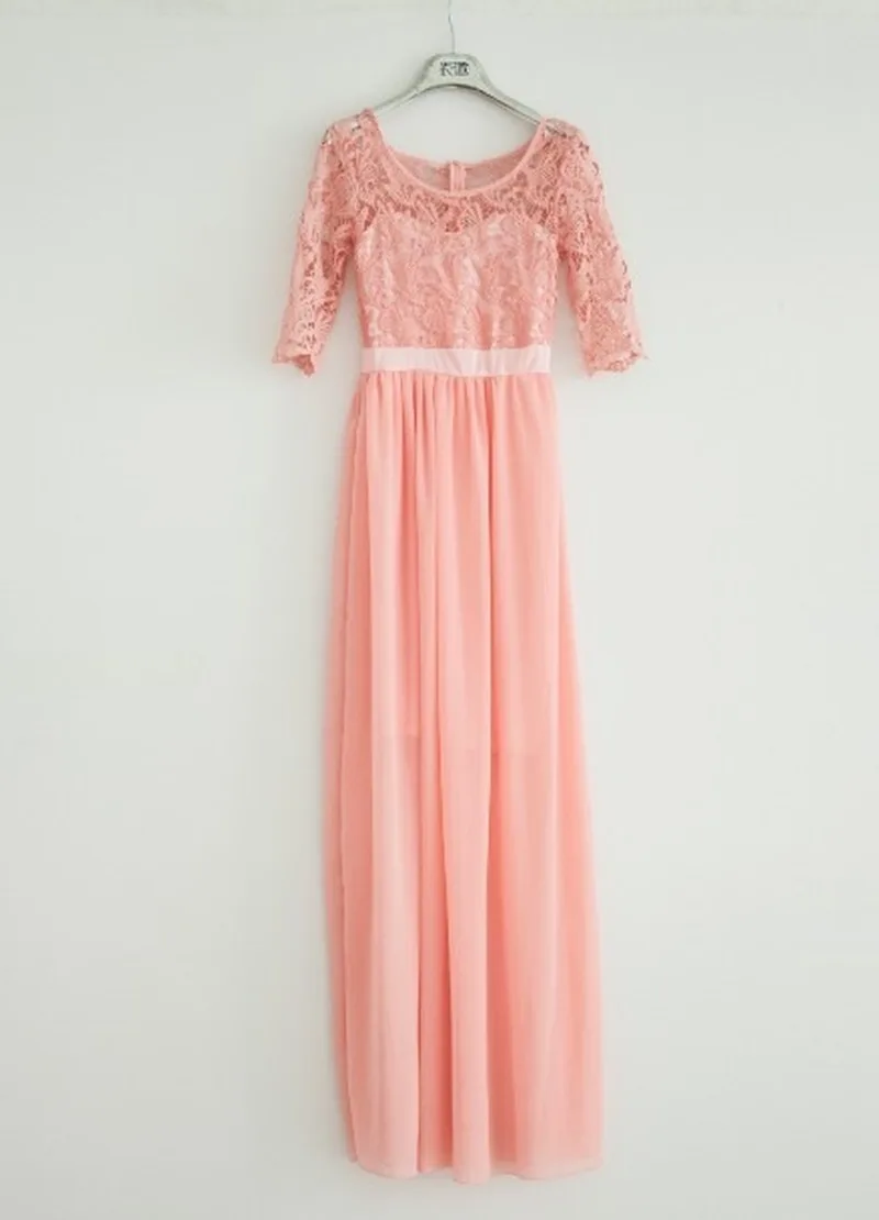 

Robe De Soiree 2020 однотонное длинное вечернее платье осенне-зимнее кружевное длинное шифоновое платье с вырезом Vestidos De Fiesta De Noche