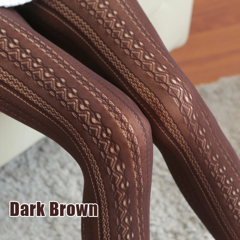 Sexy Lolita Rayon Tights Pantyhose Female Carved Fishnet Hollowed-Out Stocking Muti-Colors Breathable Stretch Leggings 2020 New