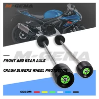 Front Rear Wheel Fork Slider Protector For GSX-R 600 GSXR 750 GSX R 600 750 2017-2020 Motorcycle Accessories Axle Cap