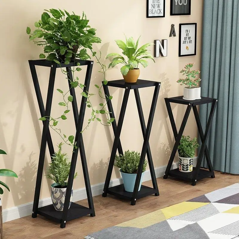 M8 Plant Stand Flower Shelf Standing Rack Decoration Balcony Outdoor Decor | Дом и сад