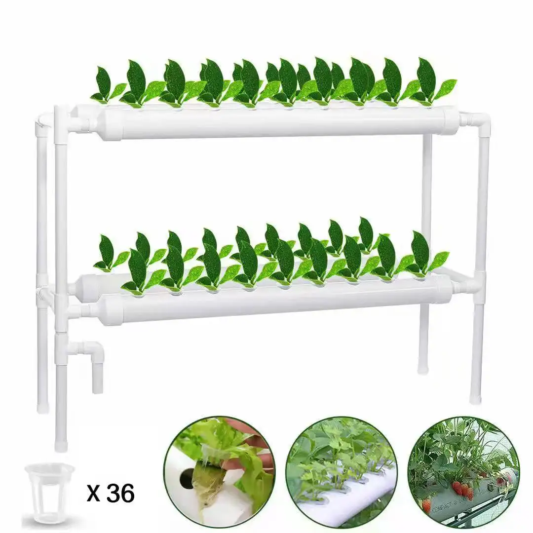 

New Hydroponic Rack Family Balcony Pipeline Type Hydroponic Vegetable Planting Machine Soilless Cultivation Of Vegetables