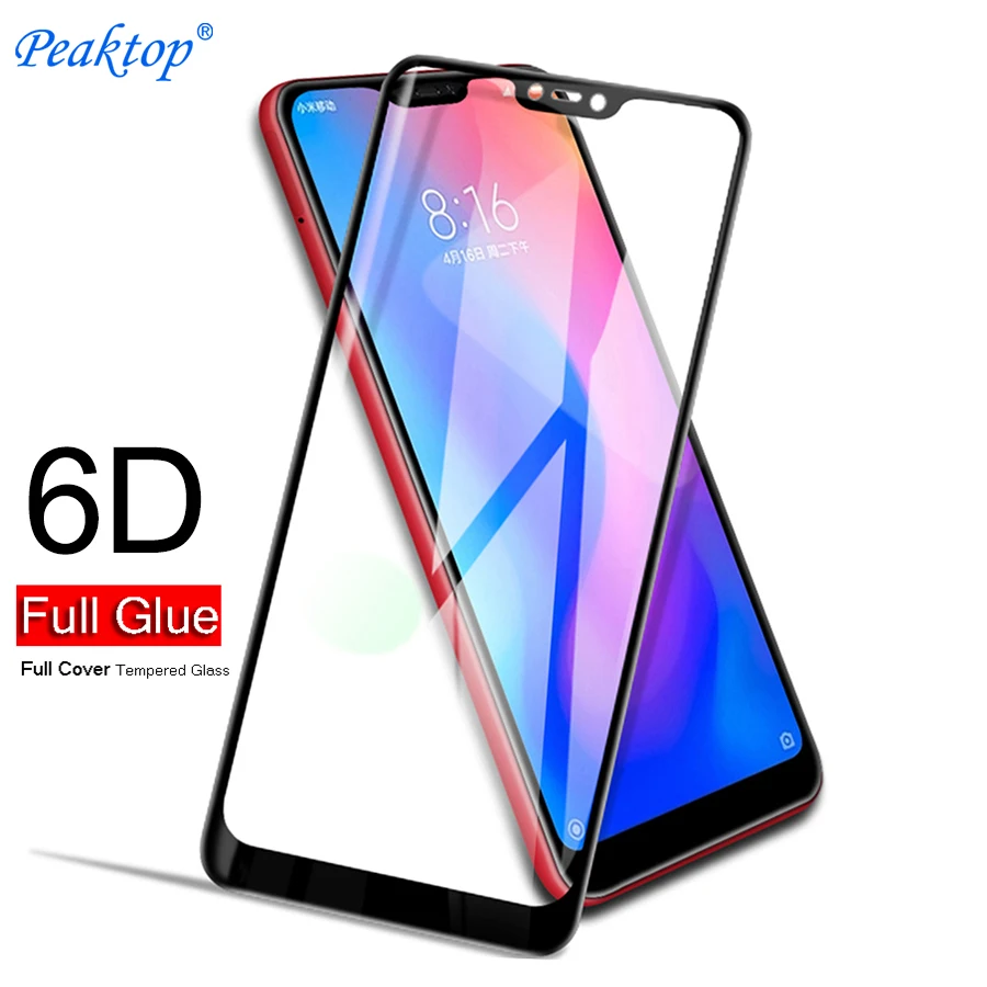 6D полное клеевое Покрытие Закаленное стекло для Xiaomi Pocophone F1 Mi 9 8 SE A2 Lite Max 3 Redmi Note 7 6 5
