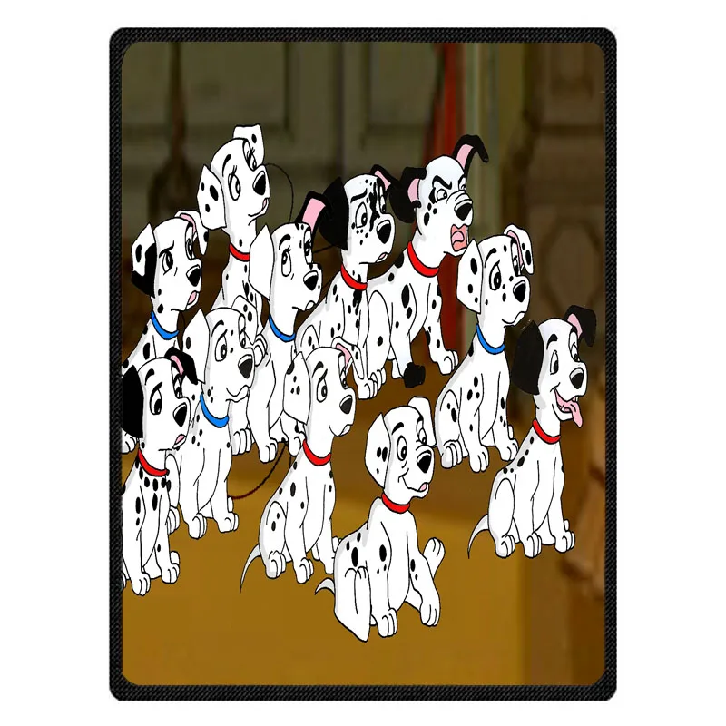 101 далматинское теплое Флисовое одеяло супер мягкая фланелевая Манта для