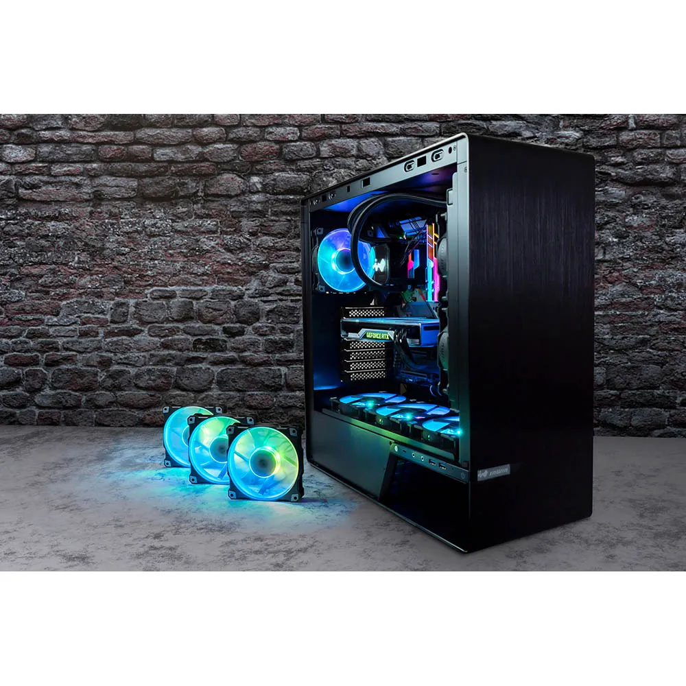 Инвин RGB кулер вентиляторы 120 мм вентилятор ПК Корпус Вентилятор CoolerCase Jupiter AJ120