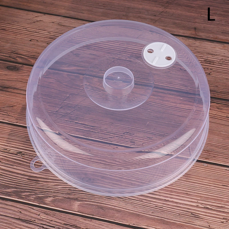 

1pc Plastic Microwave Food Cover Clear Lid Safe Vent Kitchen Tools Home Accessories