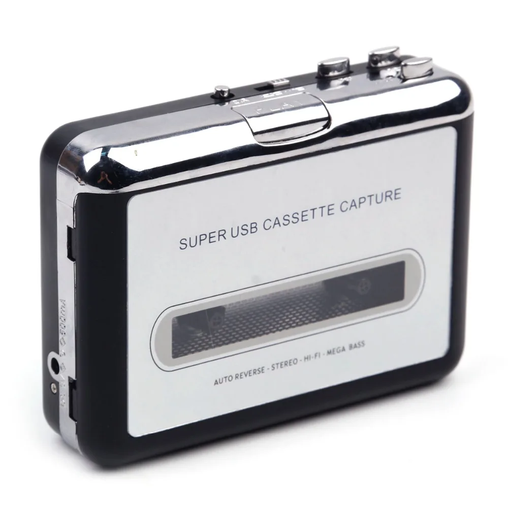 Портативный MP3 кассета capture to USB Tape PC Super музыкальный плеер аудиоконвертор