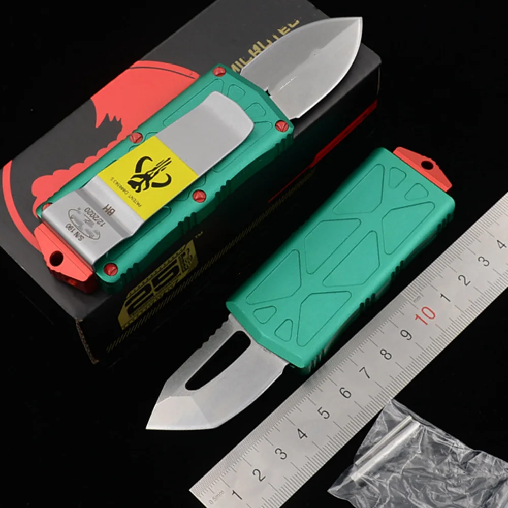 Мини-нож JUFULE MT2021 с алюминиевой ручкой стальное лезвие для выживания