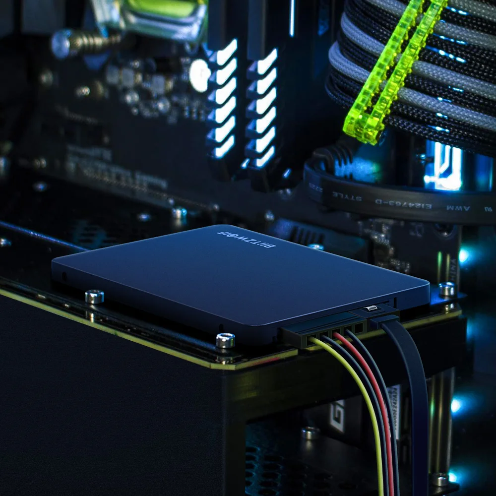 Твердотельный накопитель BlitzWolf 128 ГБ 256 512 2 5 дюйма SATA3 6 Гбит/с чип TLC внутренний
