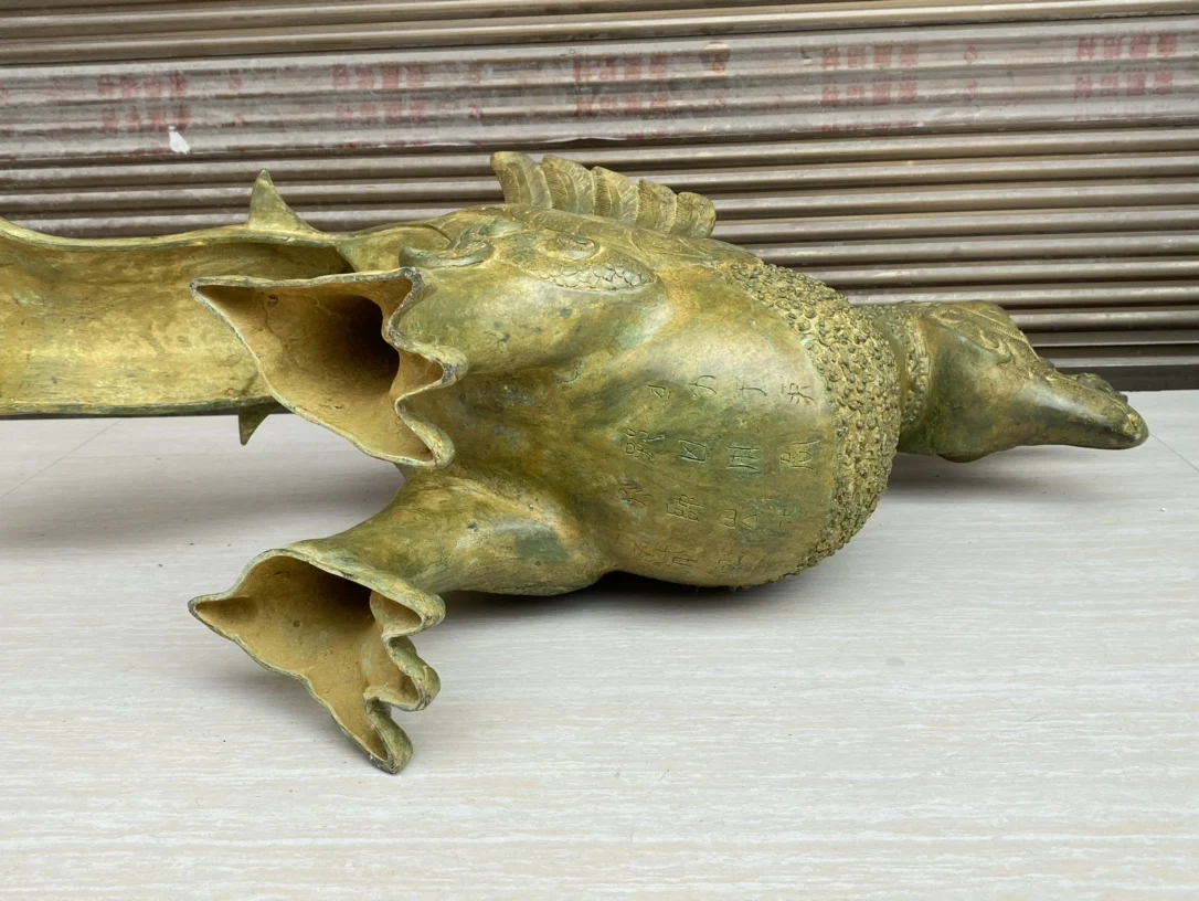 

LaoJunLu Spring And Autumn Bronze Bird Statue Height 55Cm Imitation antique bronze masterpiece collection of solitary Chinese