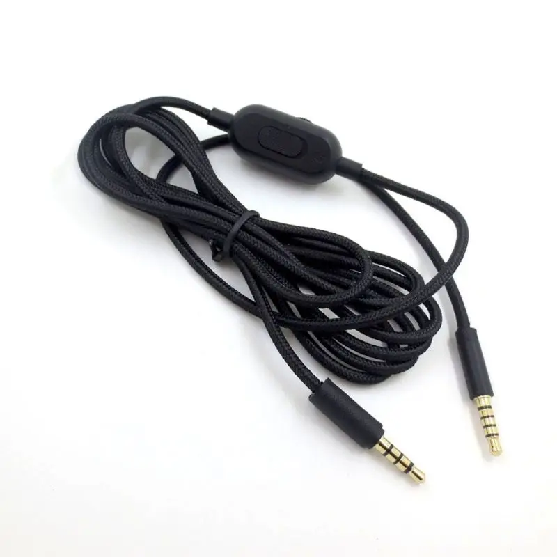 

P82F Portable Headphone Cable Audio Cord Line for Lo-gitech GPRO X G233 G433 Earphone