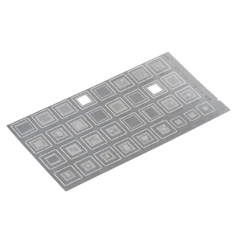 4PCS Universal BGA Stencil for MTK MSM Samsung Huawei Xiaomi iPad CPU RAM PM Power IC Reball Pin Direct Heat Template | Инструменты