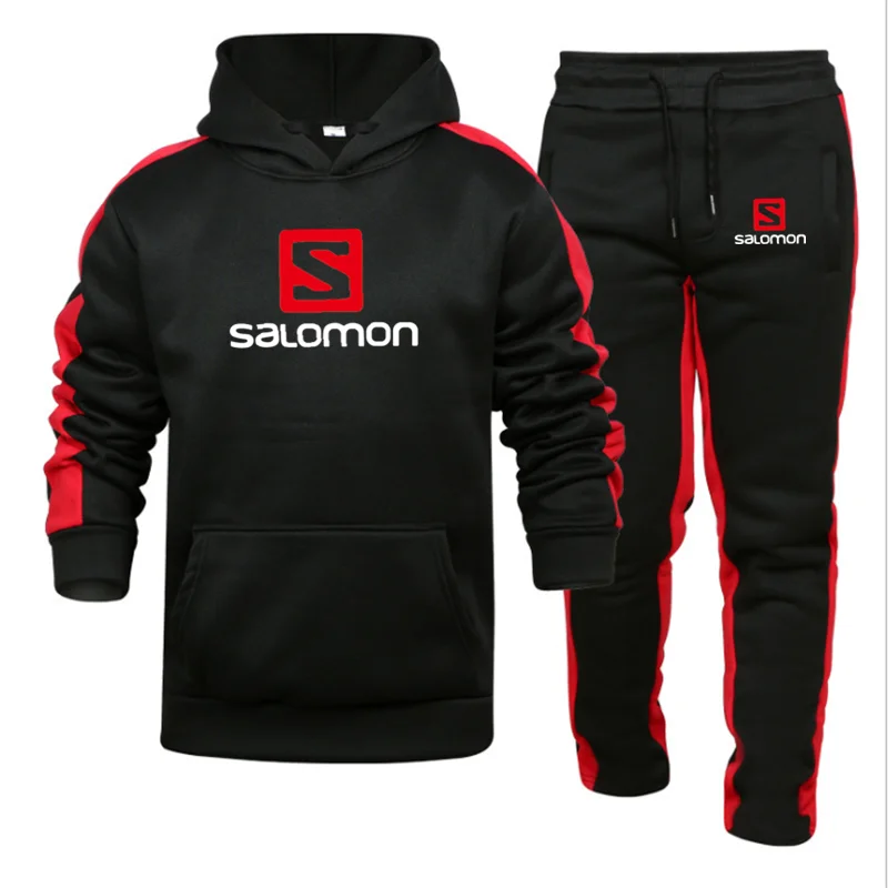 

2020 Men's Hoodies Tracksuit Winter Fleece Camouflage Suit Warm Velvet Sweatshirt Brand Clothing Men Set