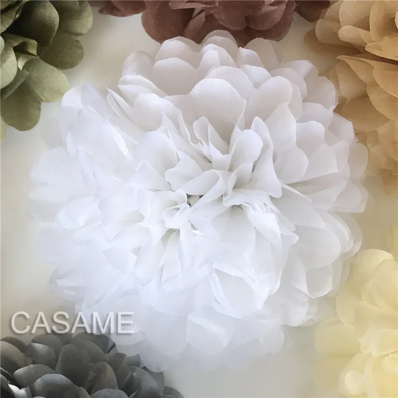 

Бумажные помпоны Casame, 30 шт., 6 дюймов, розовый/ярко-розовый/светло-зеленый/небесно-голубой/светло-желтый/оранжевый/светло-фиолетовый/белый/желтый/черный/красный/коричневый/темно-синий/темно-фиолетовый