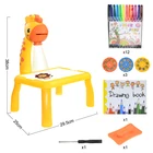 Детский стол для рисования, игрушки, детский светодиодный проектор, художественная доска для рисования, художественные изделия, Обучающие инструменты для рисования, игрушка для девочек