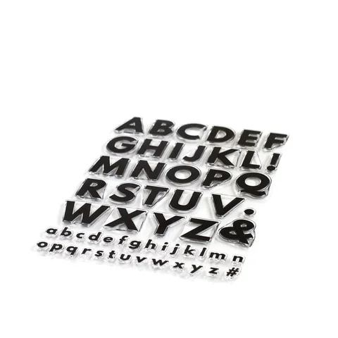 2021 Новое поступление Алфавит Прозрачный силиконовый штамп печать для «сделай сам» Скрапбукинг Фотоальбом Декоративные прозрачные штампы