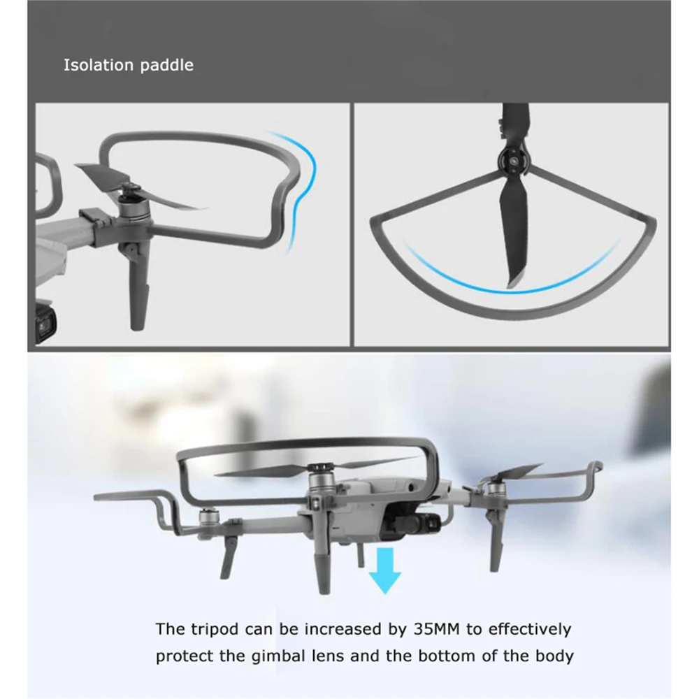 Протектор пропеллера со складным шасси защитное кольцо комплект аксессуаров для