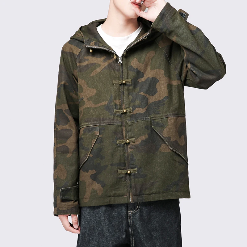 

2020 Autumn New Brand Men's Jacket Overalls Hoody Baggy Man College Jacket Camouflage Black Casual Jacket M-XXXL