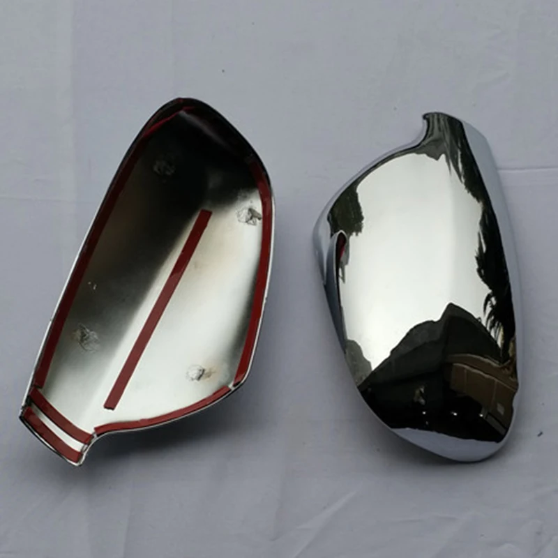 

For Peugeot 307 Door Side Wing Mirror Chrome Cover Rear View Cap Accessories
