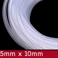 transparent flexible silicone tube id 5mm x 10mm od food grade non toxic drink water rubber hose milk beer soft pipe connect