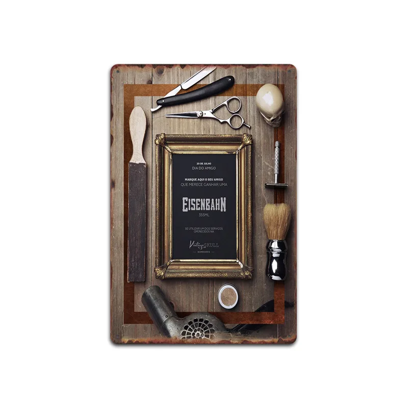 Классический стиль классический парикмахерский постер винтажное украшение