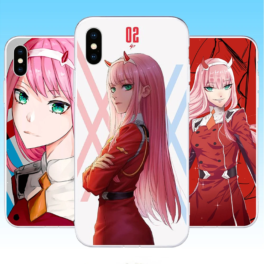 

Phone Case For Blackview A80 A70 A60 A7 BV9600 BV9900 BV6300 BV5500 BV6900 Pro Case Soft TPU Anime Zero Two FranXX Back Cover