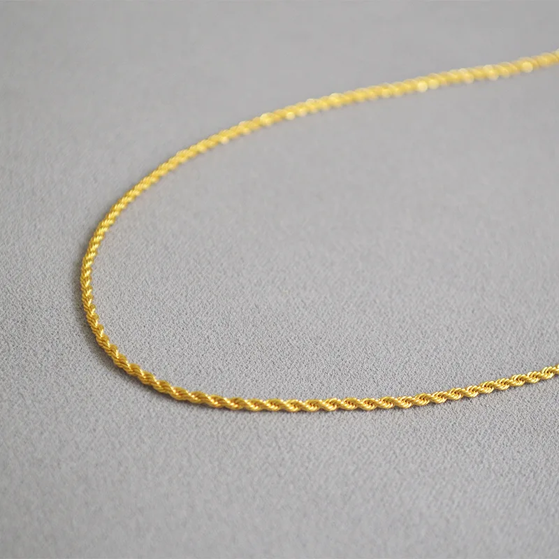 fashion simple love twist gold plated chain necklaces for women temperament Geometric chocker Necklace female 2020 punk jewelry