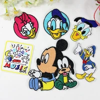 disney cartoon embroidered wool clothes decoration applique applique accessories badge with adhesive mickey