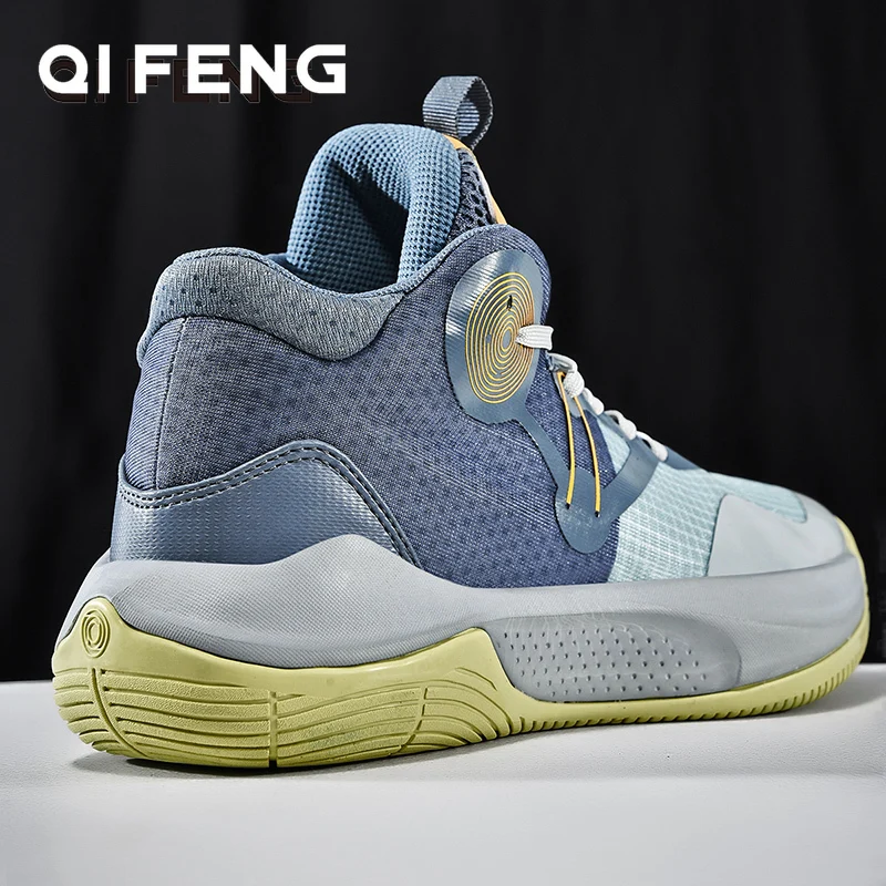 

2022 New Arrival Basketball Shoes Men Hight Sneakers Boys Basket Shoes Autumn High Top Anti-slip Sports Shoes Summer Male Retro