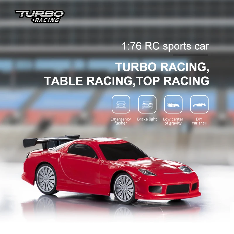 Спортивный гоночный Мини Автомобиль Turbo Racing 1:76 C71 Ограниченная серия и