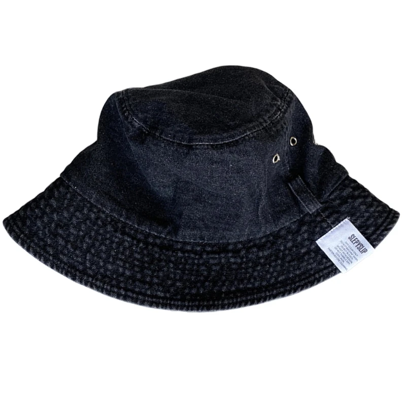 

Японский Стиль винтажные потертые джинсовые хлопковая Панама эмблема с надписью на каждый день для отдыха на природе упаковочный Панама с ...