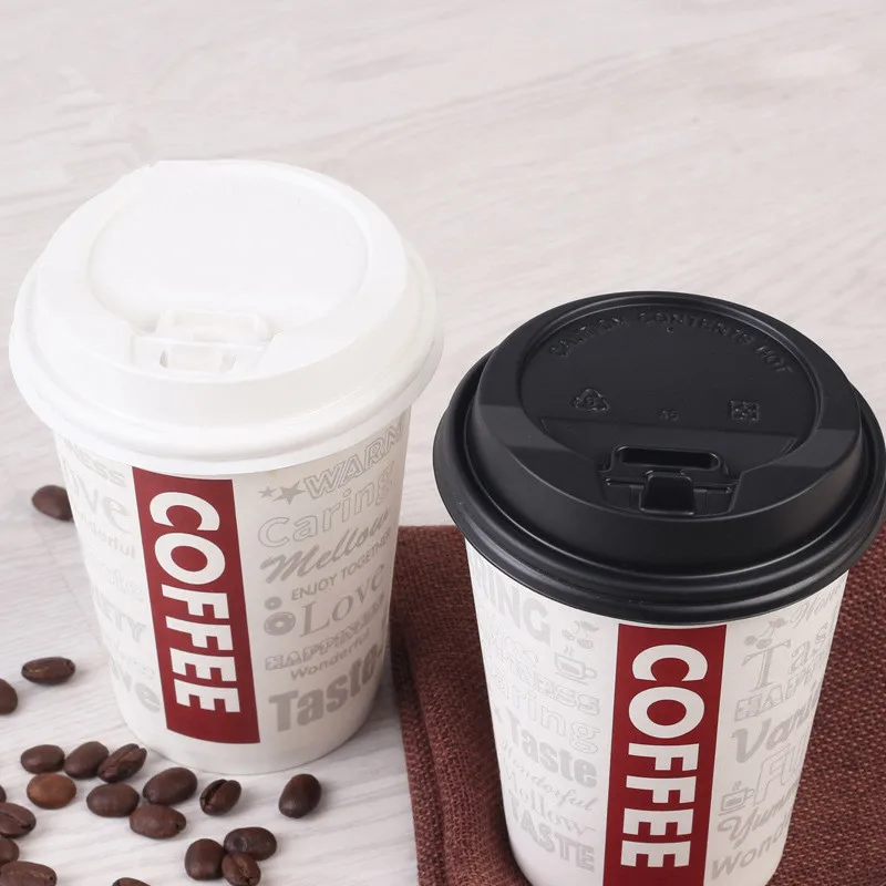 50 шт бумажные стаканчики для кофе чашки творческий белый стакан холодный и