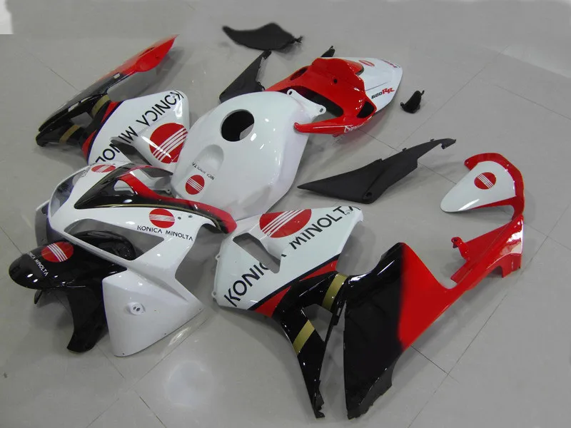 Комплект обтекателей для мотоцикла HONDA CBR600RR F5 05 06CBR 600RR CBR 600 2005 2006 ABS белый красный