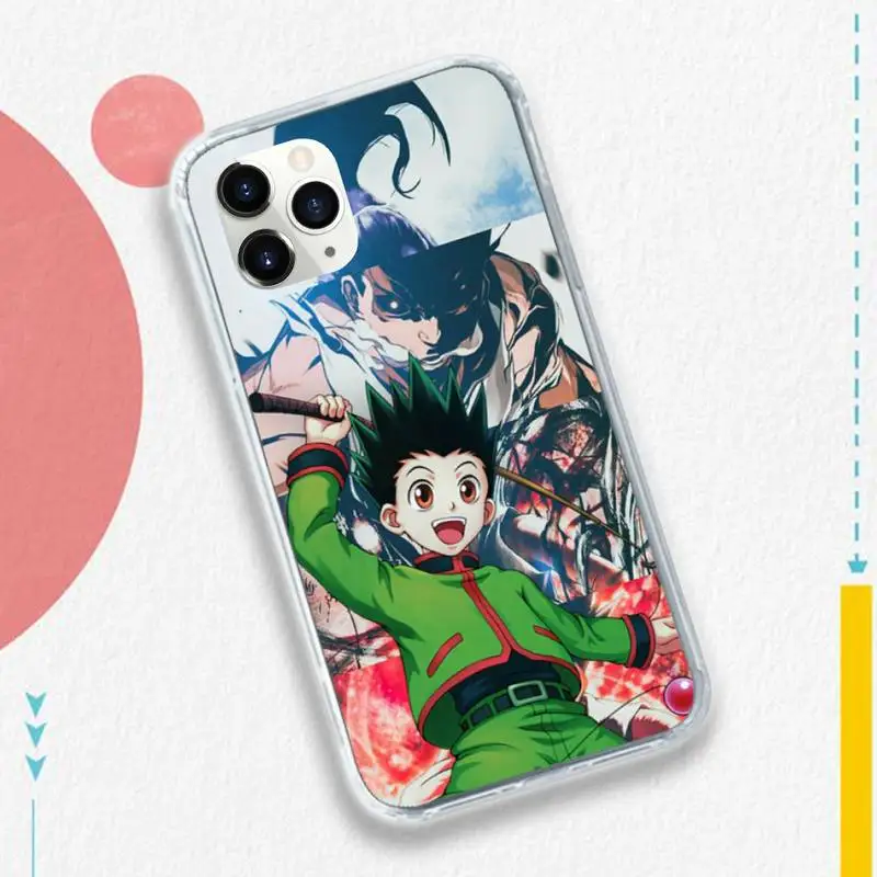 

Hunter x Hunter 3 HXH Anime Gon Freecss Phone Cases for iPhone 11 12 pro XS MAX 8 7 6 6S Plus X 5S SE 2020 XR