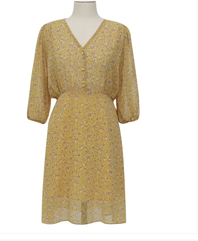 Новое весеннее платье S Xl для девочек шифоновое винтажное в стиле бохо вечерние