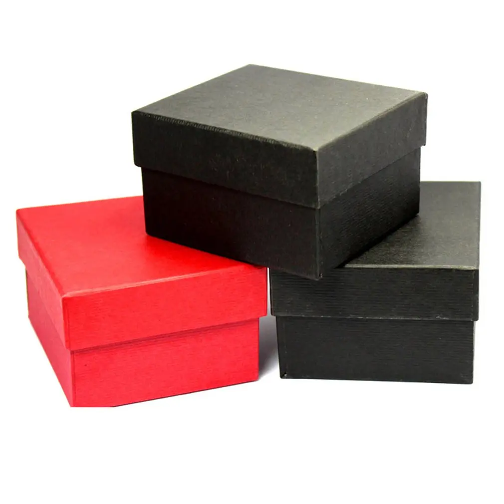 

Portable High Grade Watch Box Best Gift Durable Present Gift Box Case For Bracelet Bangle Jewelry Watch Box Container Simple
