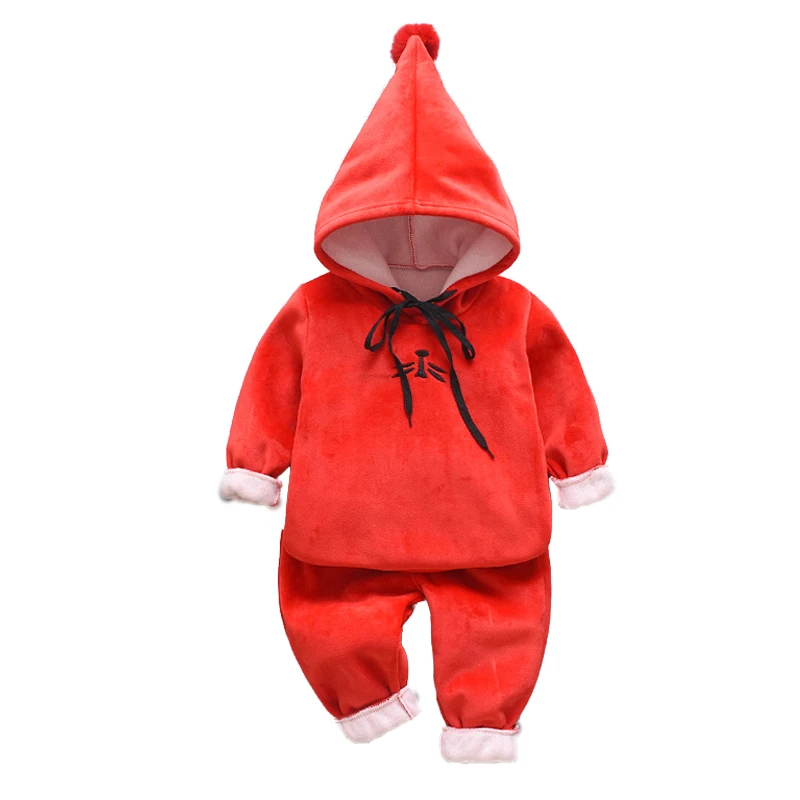 2 шт./компл. комплект зимней детской одежды для маленьких мальчиков и девочек