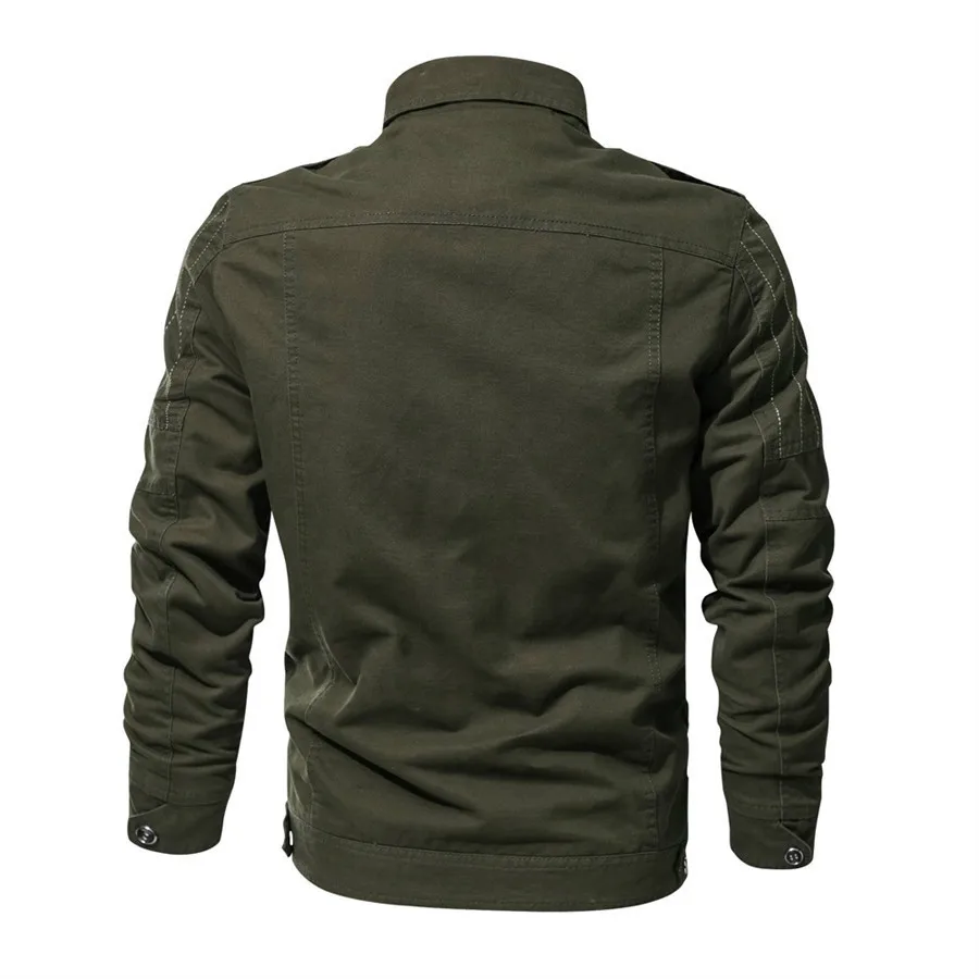 Мужская куртка в стиле милитари пилота ВВС тактическая Куртка карго размера плюс