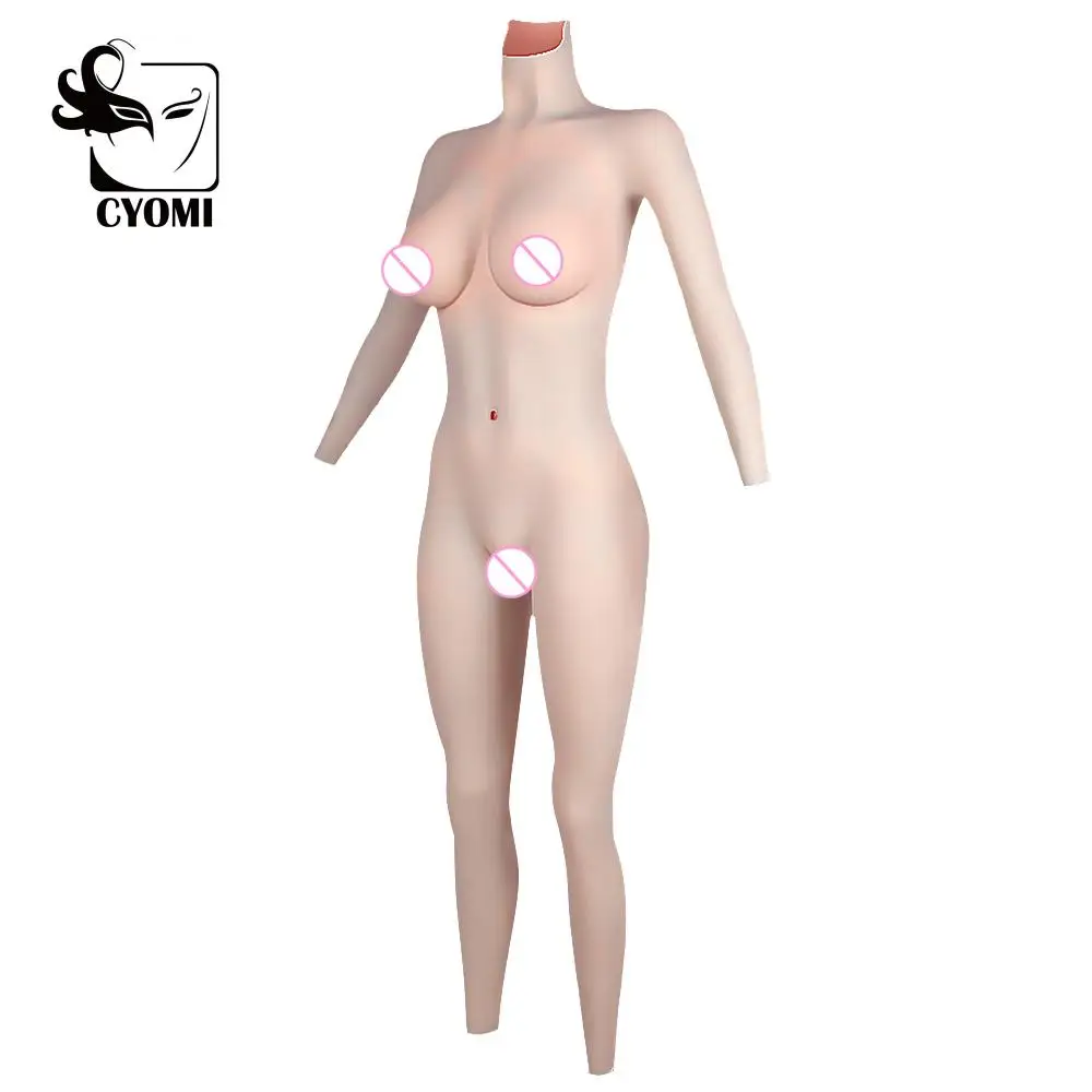 CYOMI 4G Hand made жуткая Реалистичная силиконовая грудь D Кубок для колготки до