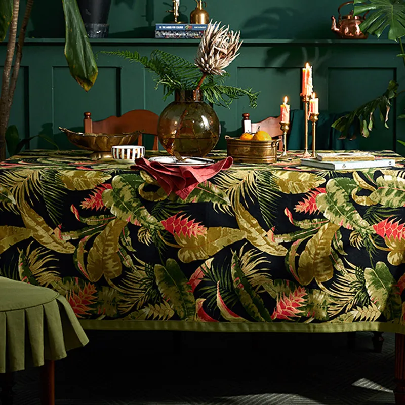 Джунгли хлопок скатерти рождественские украшения подарок для дома покрытие