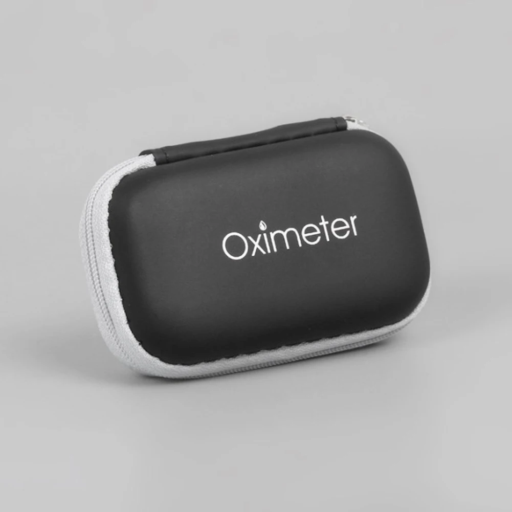 Oximeter Storage Bag Finger Pulse Reasonable Layout Powerful Space Protective Case Hard Zipper Holder | Дом и сад