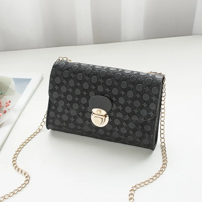 

2020 Spring and Summer New Embossed Bag Ladies Shoulder Bag Sweet Lady Crossbody Messager Bag Phone Bag #15