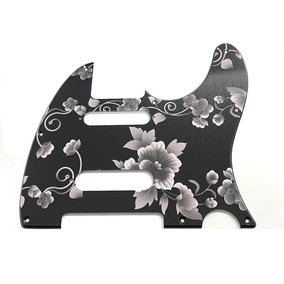 Kaish 8 отверстий цветочный узор Nashville TL Pickguard SS Накладка для защиты от царапин с