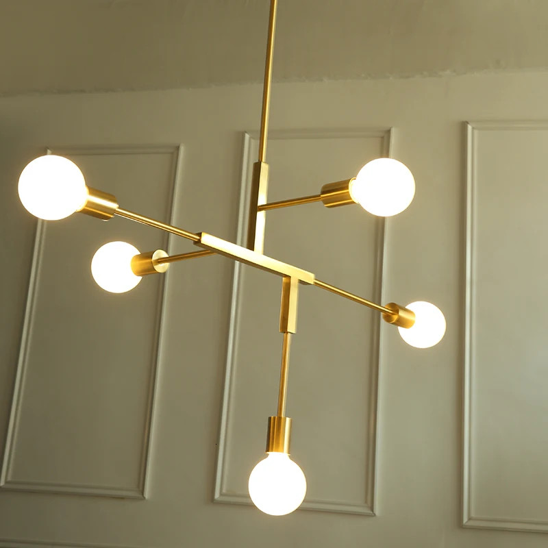 Винтажная Лофт ретро люстра-спутник для кухни бара столовой спальни Декор