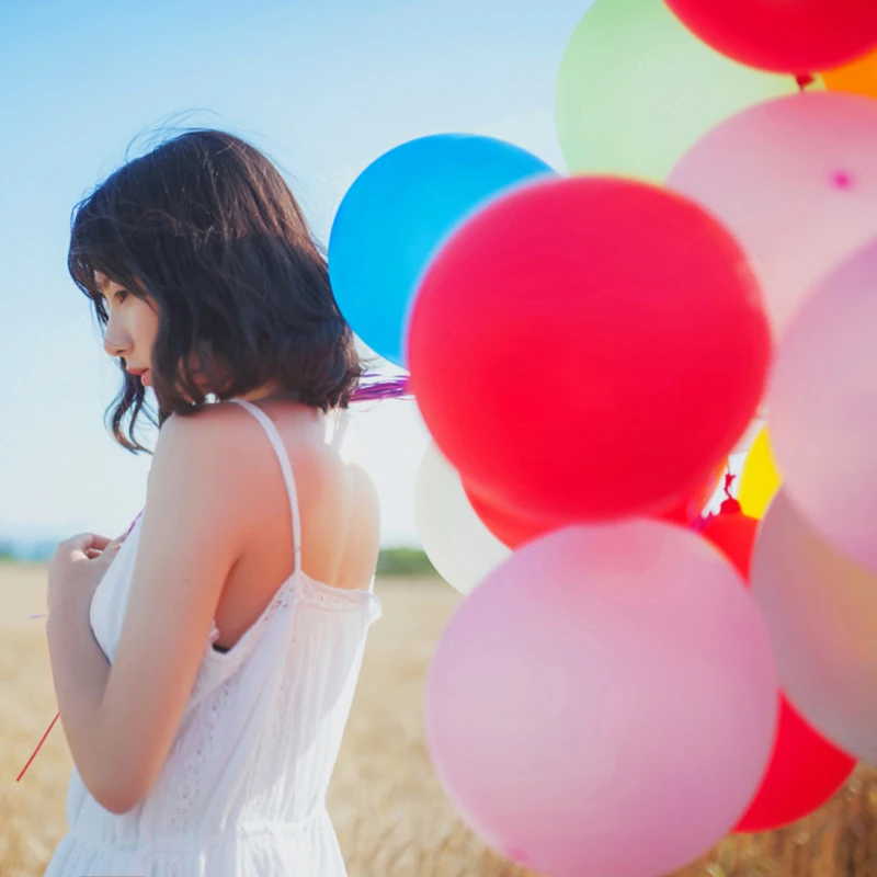 Шары воздушные круглые 10 дюймов для девочек украшение дня рождения вечеринки